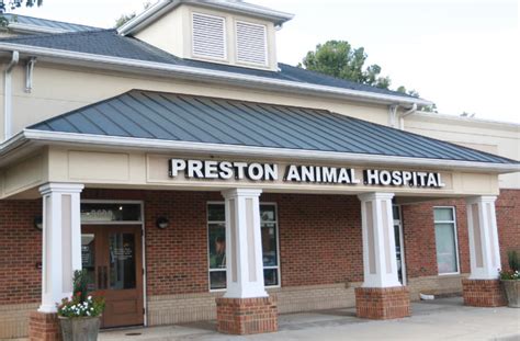 Preston animal hospital - VCA Preston Park Animal Hospital Location 18770 Preston Road Dallas, TX 75252. Hours & Info Days Hours; Mon - Fri: 7:00 am - 6:00 pm: Sat: 8:00 am - 12:00 pm: Sun: Closed: See more hours. VCA Animal Hospitals About Us; Contact Us; Find A Hospital; Location Directory; Press Center; Social Responsibility ...